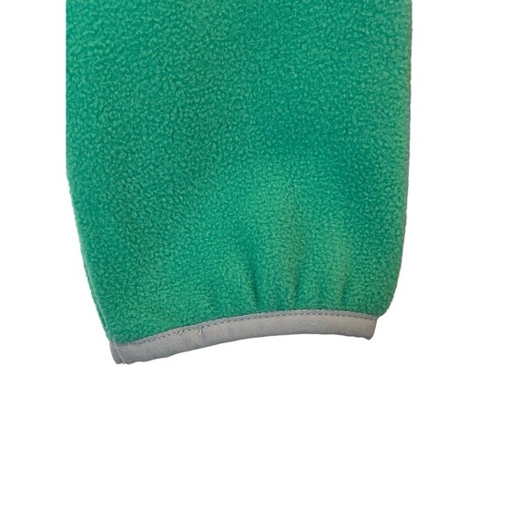 Lands End Fleece 1/4 Snap Henley Womens Size S 6-8 Long Sleeve Green Poc… - Picture 3 of 7